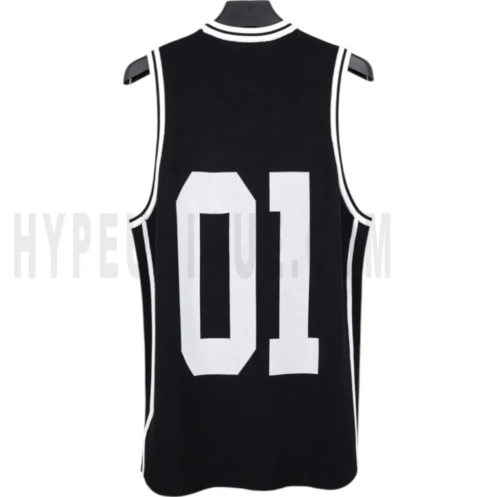 The back of the black clothes