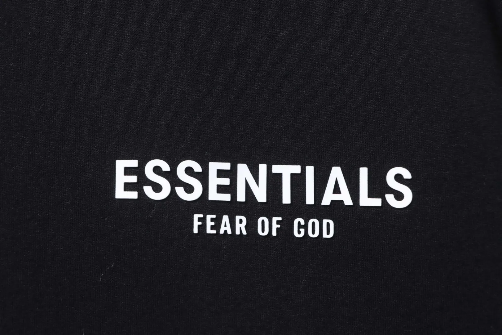 Fear of God Essentials Flocked Logo Cotton T-Shirt