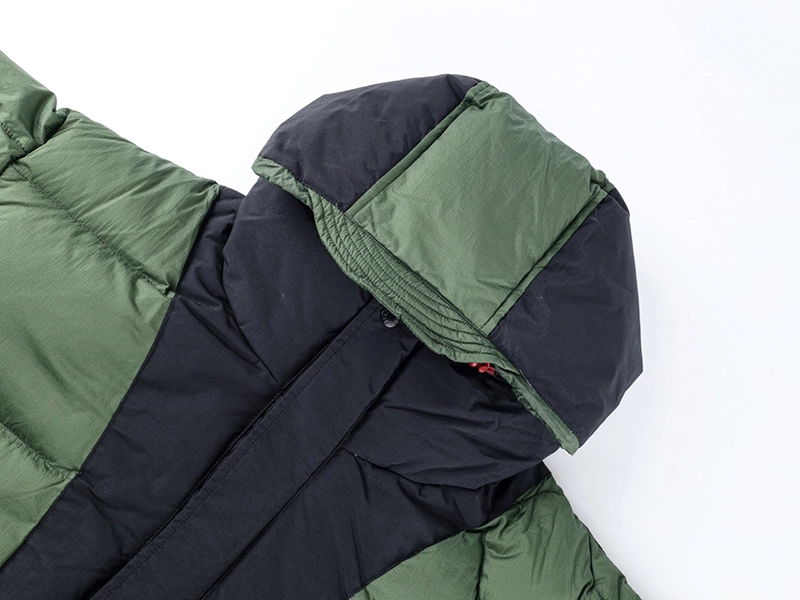 The North Face Ue Limited Color Matching Zipper Hooded Down Jacket
