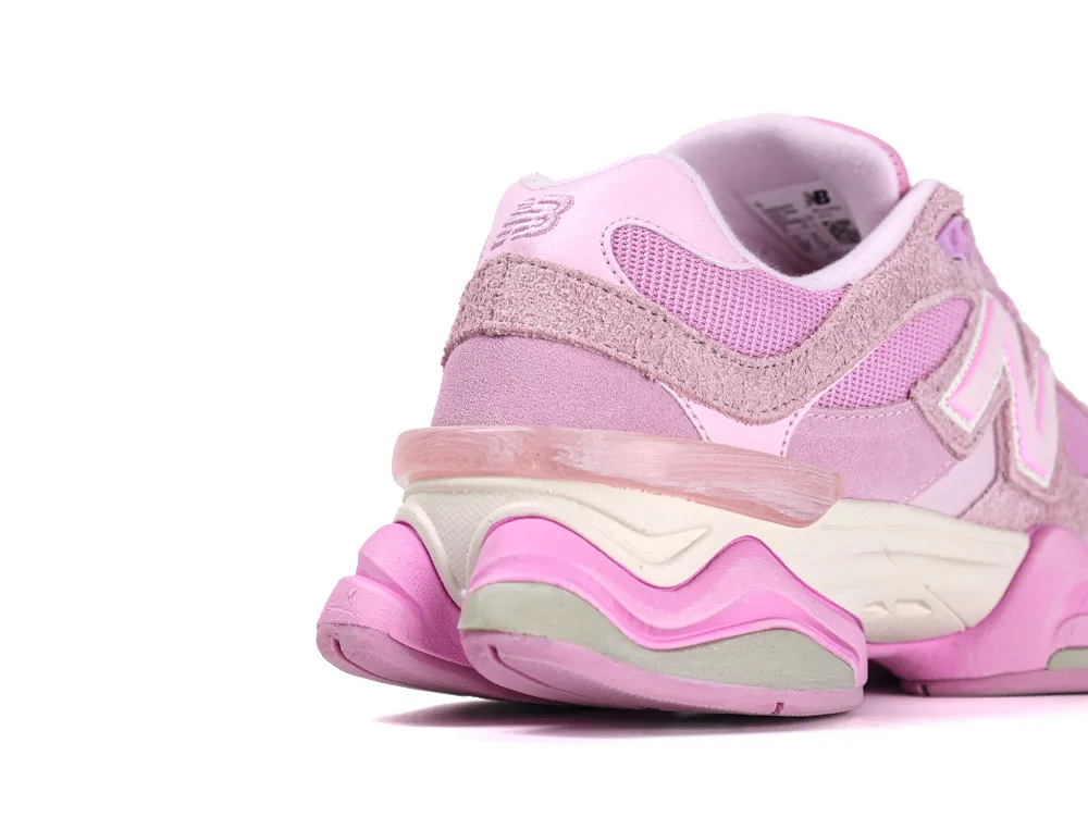 New Balance 9060 Pink Overdye ASOS Exclusive heel detail