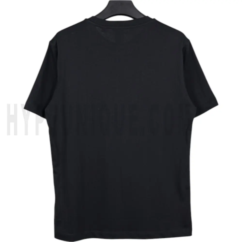 The back of the black clothes