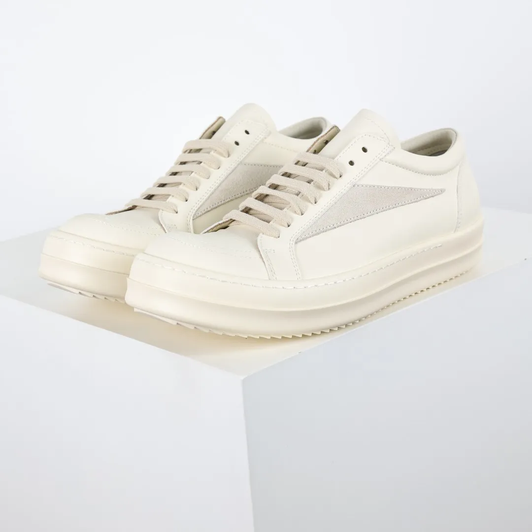 R 0wens Mainline Vintage Low Sneakers “Sand/Milk”