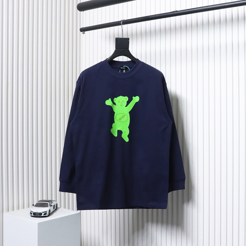 Double-Sided Bear Printed T-Shirt