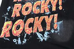Printed graphic on the front of the clothes