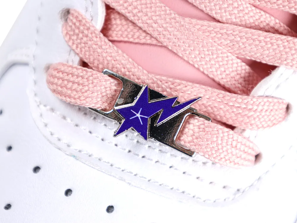 A Bathing Ape Bape Sta BAPY White Pink Lace Jewel Detail