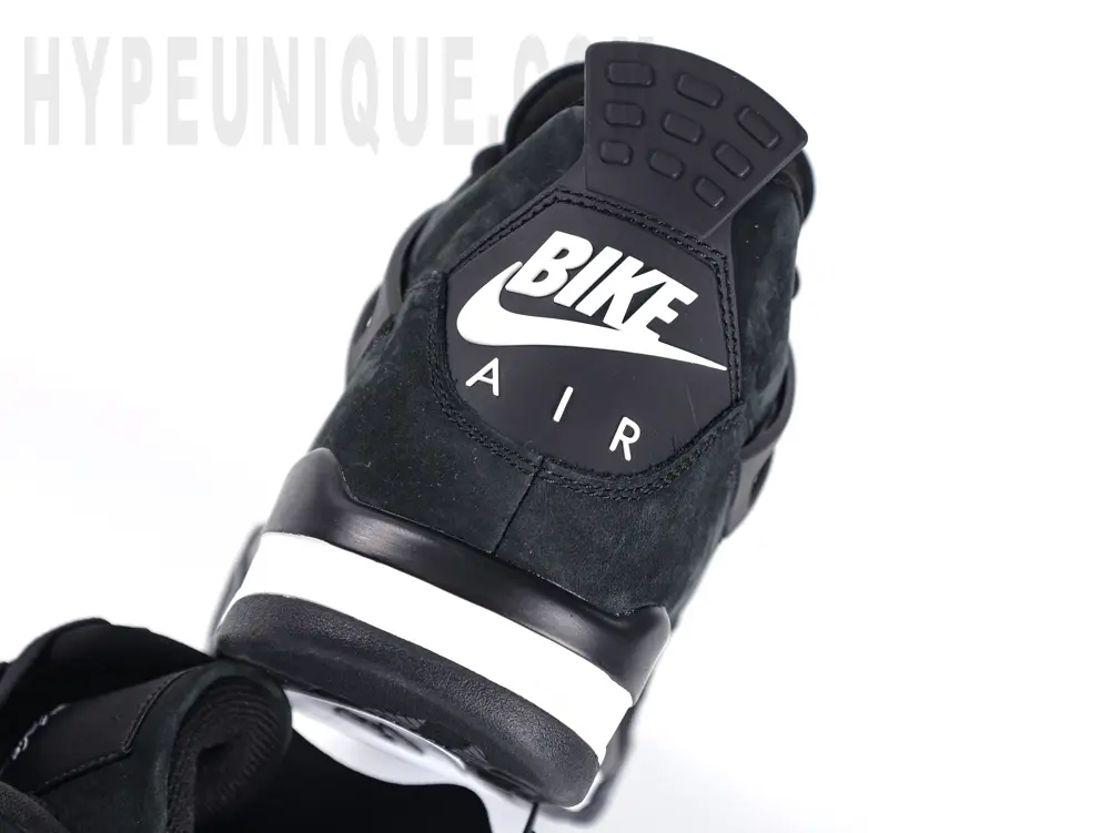 Solid black heel