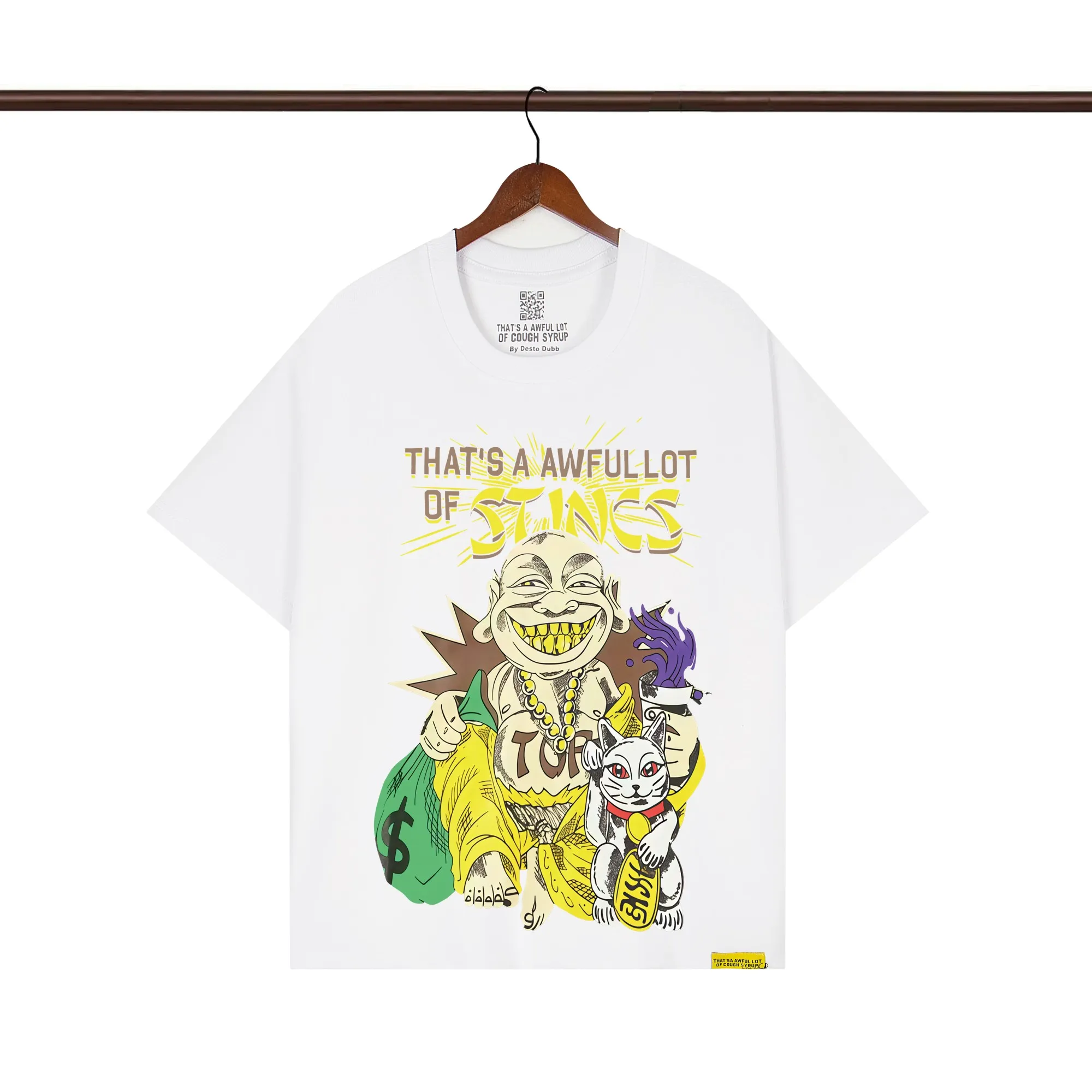That’s A Awful Lot Of Stincs Laughing Buddha Graphic T-Shirt