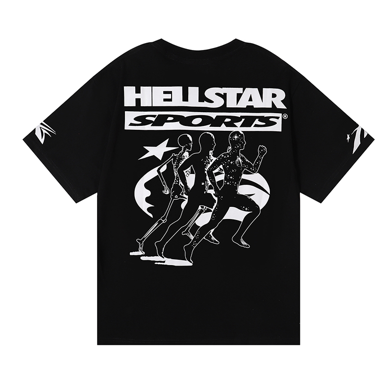 black T-shirt back side