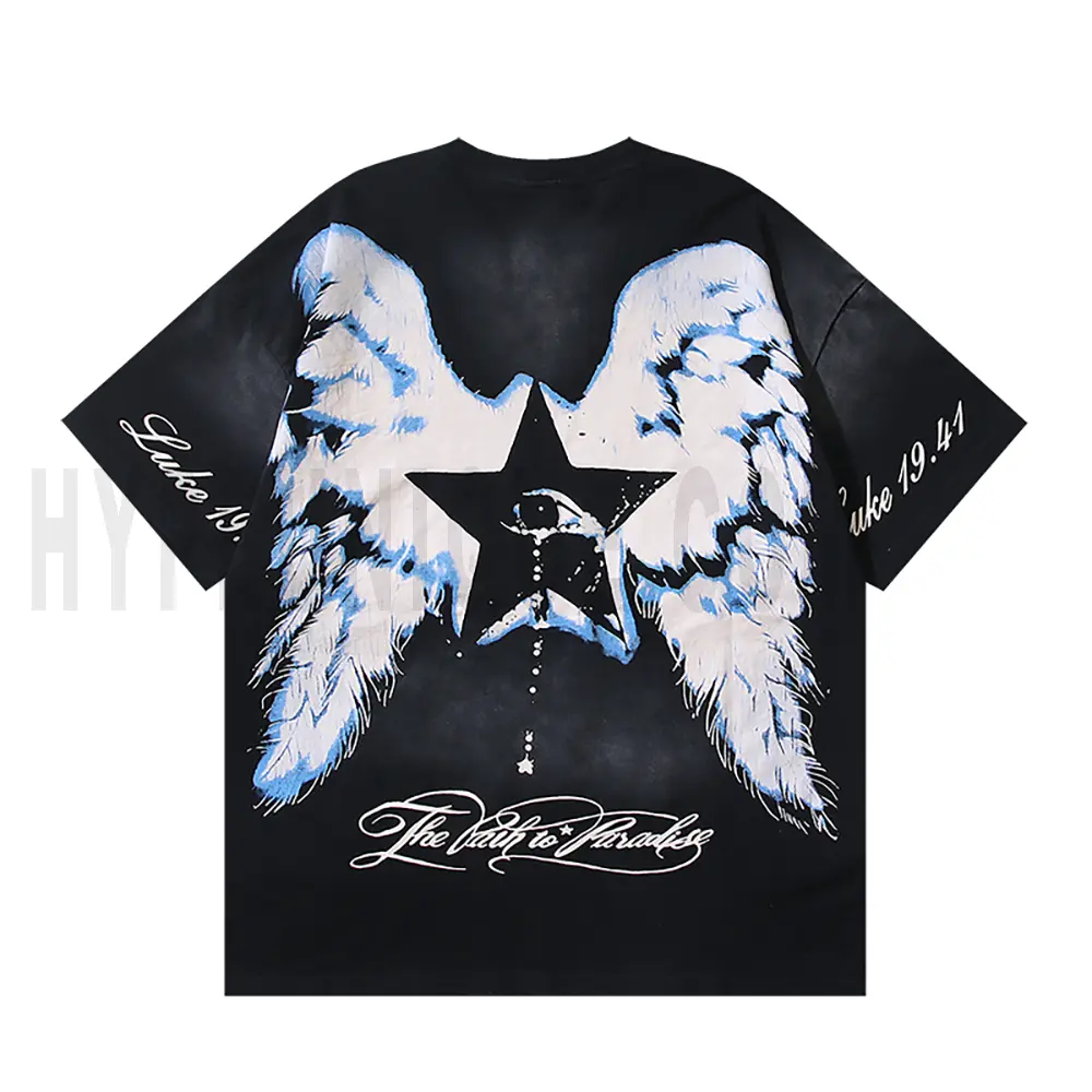The back of the black clothes