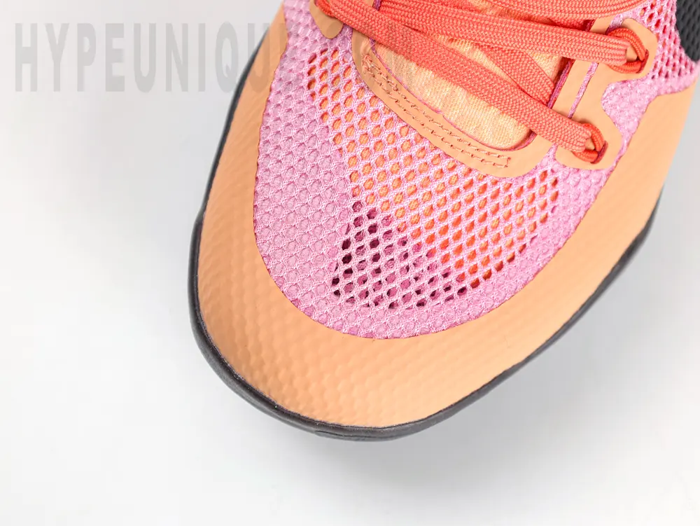 the pink and orange heels