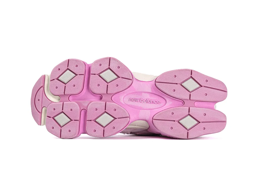 New Balance 9060 Pink Overdye ASOS Exclusive pink outsole view