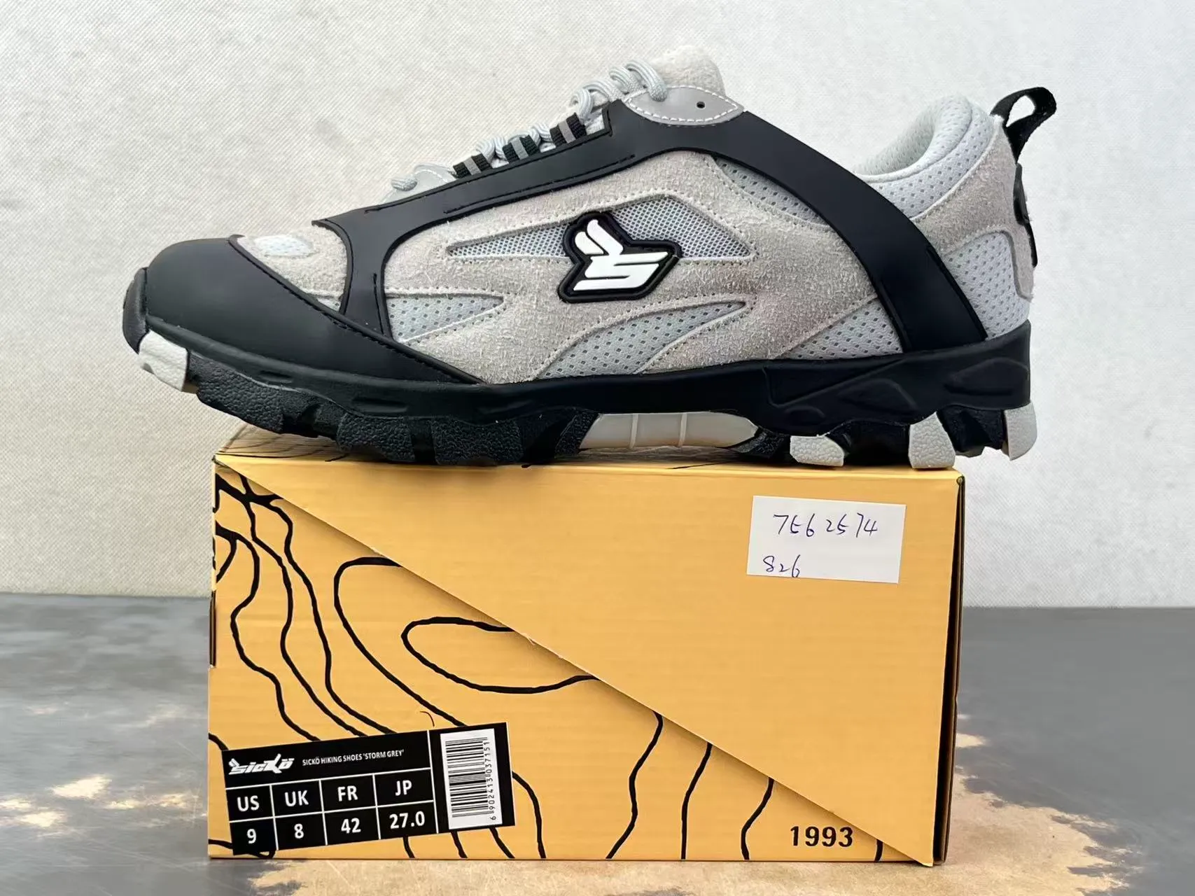 xV x SK “Storm Grey” Hiking Sneakers
