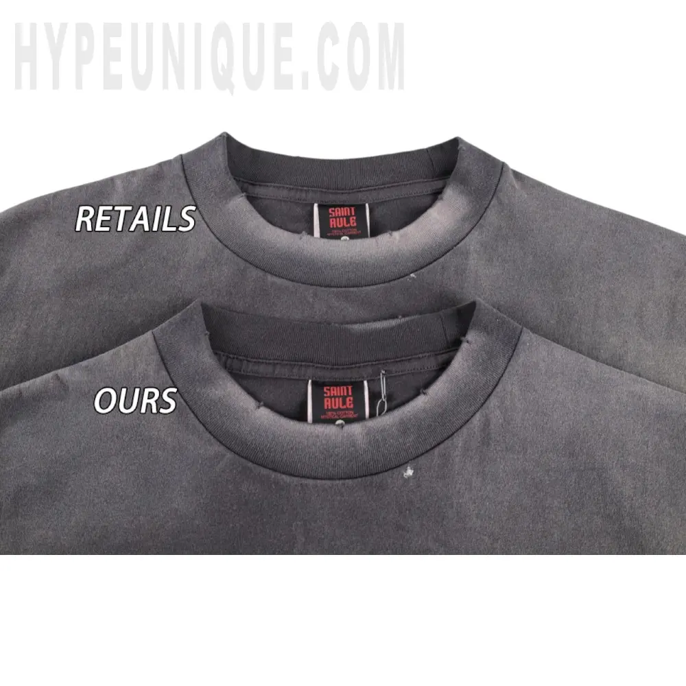 Close-up of the collar detail