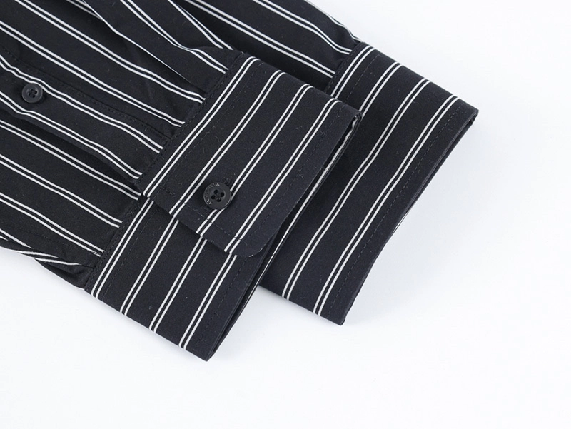 Red Logo Striped Shirt