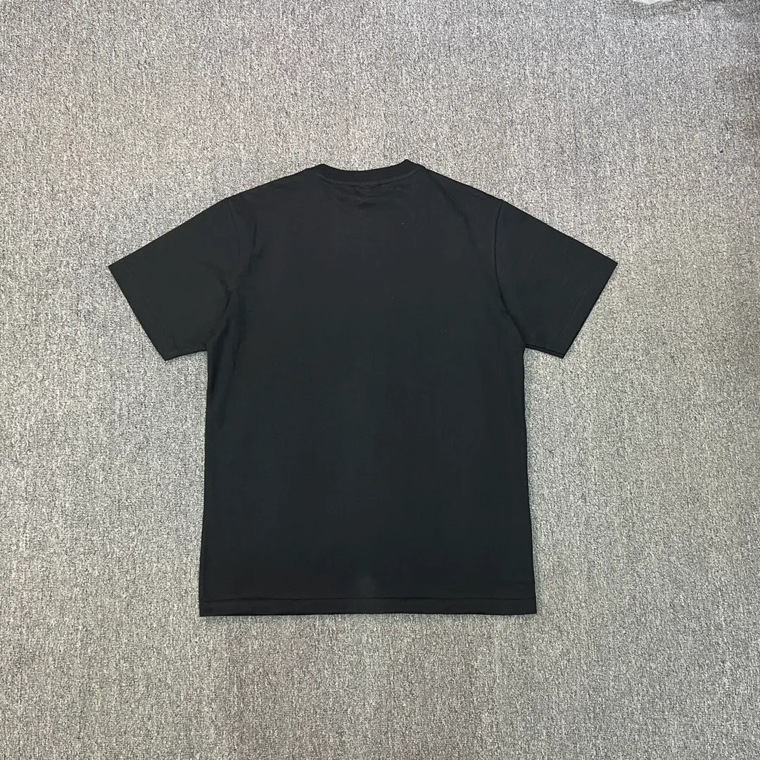 Back BAPE Blue Camo Ape Head Graphic T-Shirt Color Black
