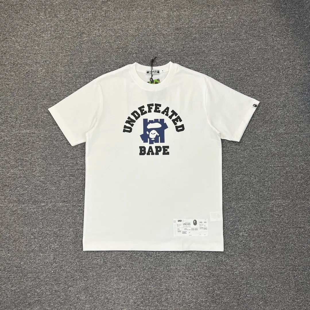 UNDEFEATED x BAPE Ape Head Logo Graphic Cotton T-Shirt