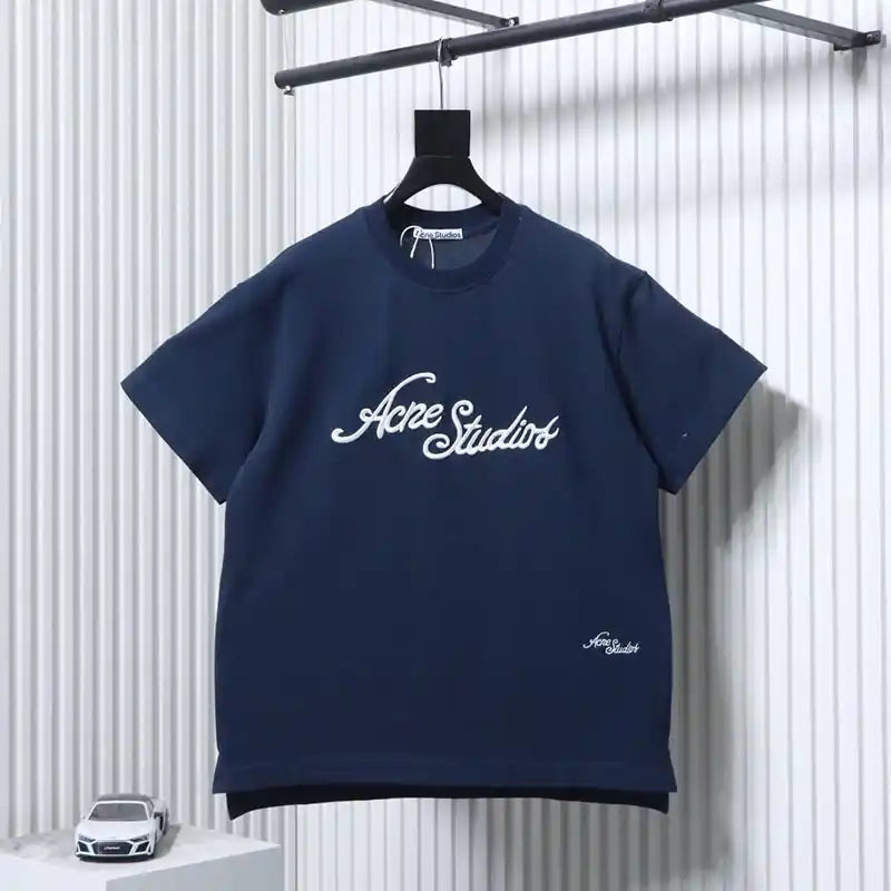 Acne Embroidered Logo T-Shirt