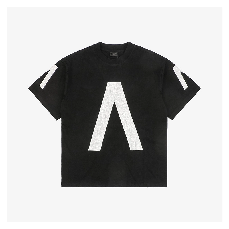 X Archive Inverted V Letter Music Print T-Shirt Reps