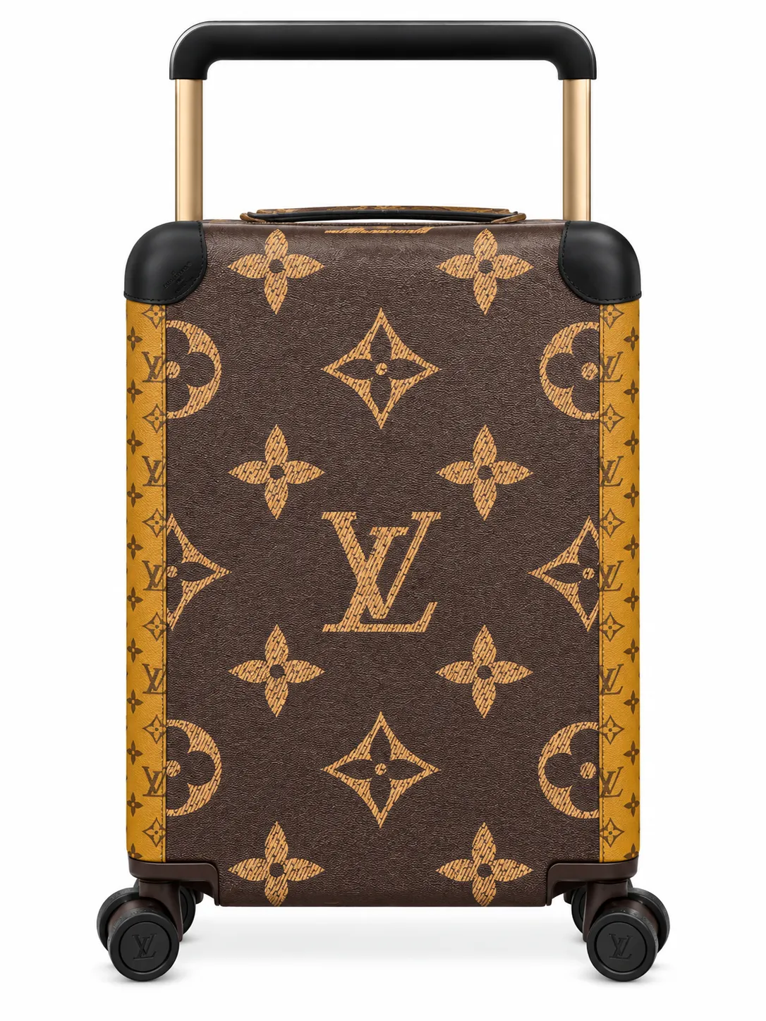 Horizon “Brown Monogram” Rolling Carry-On Suitcase