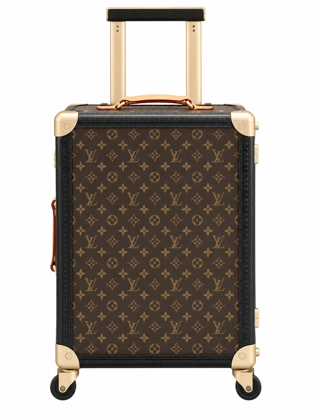 Rolling Trunk “Brown Monogram” Carry-On Suitcase